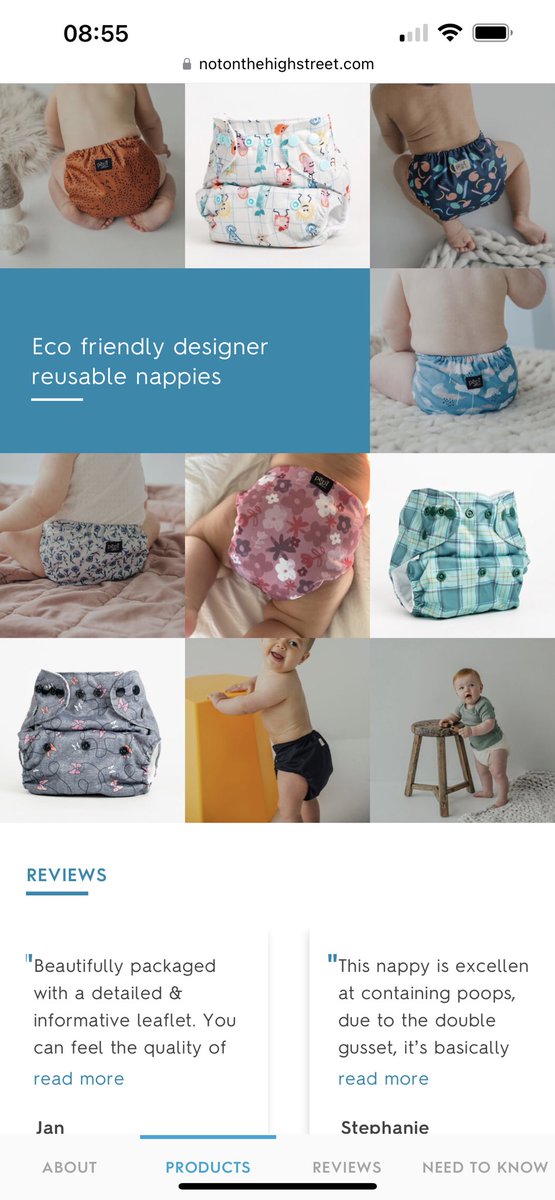 Check out our fabulous reviews on @notonthehighstreet 🙌🏽

“Beautifully packaged with a detailed & informative leaflet. You can feel the quality of the material” * Vibeka (Bristol) 

👉🏽 pepicollection.com

#reusablenappies #clothnappies #ecoliving #choosetoreuse #slowfashion