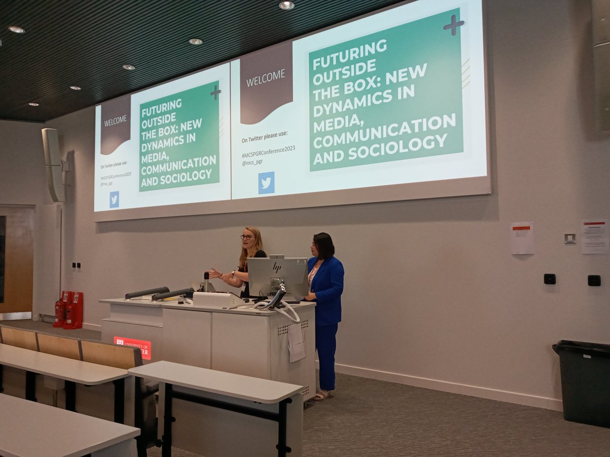 sebaaravenao's tweet photo. Starting the MCS PGR Conference @mcs_pgr at the Uni of Leicester. Opening @MuncieElla @aikotamat

 #MCSPGRConference2023 https://t.co/7xp95becDQ