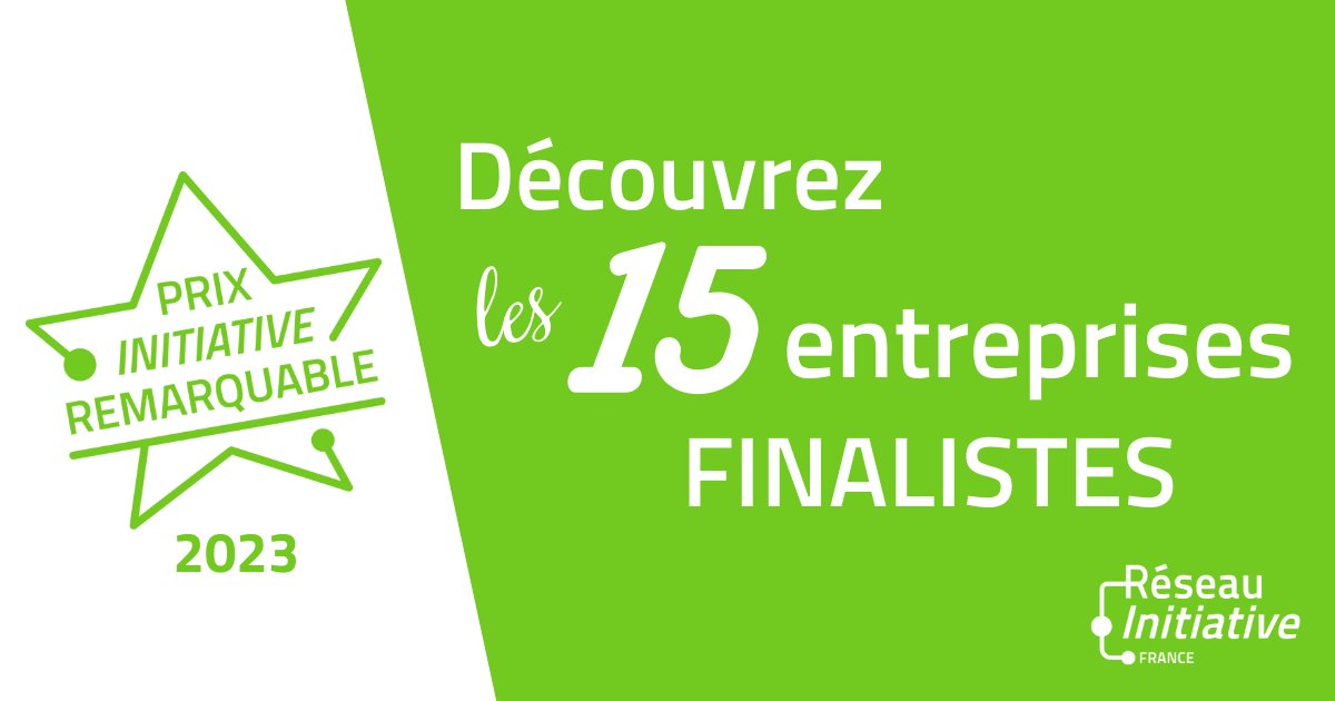 [Prix Initiative Remarquable] Découvrez nos finalistes sélectionnés dans 5 catégories !
15 entreprises responsables et à impact positif, toutes soutenues par #InitiativeFrance, qui participeront à la finale le mardi 27 juin. 🏆
initiative-france.fr/espace-info/vi…