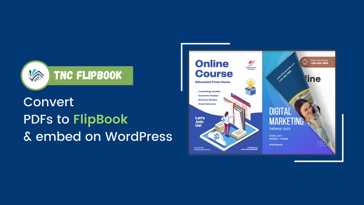 #WordPress Owners & Developers, Do you know How 'TNC FlipBook' works? cK themencode.com/tncflipbook-pd… #ebooks #Kindle #WritingCommunity #WebsiteDesign #WebsiteDevelopment #wordpressdesign #wordpressdeveloper #USA #Canada #Brazil #Mexico March 20, 2024 at 09…