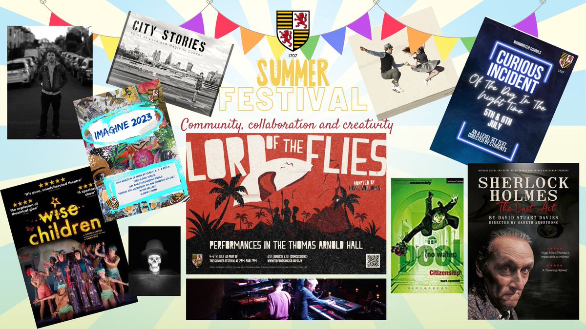 In the last week of term, the whole school will be invited to see a range of performances and participate in workshops over three afternoons in July. Full details on how to book will follow from our Summer Festival Team 🎭 #communityofopportunity #WarminsterSchool #fringetheatre