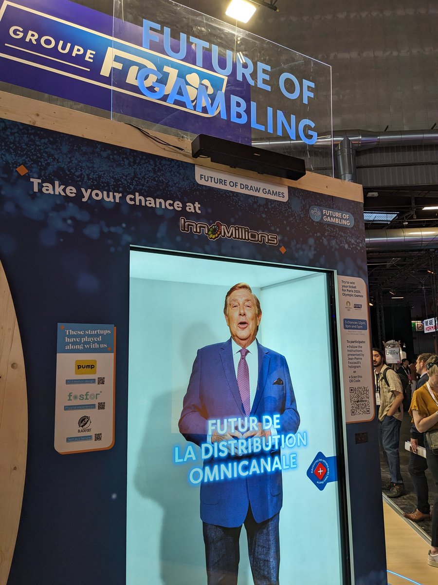 La stratégie d’#innovation de #FDJ se décline en 5 grands sujets :
1⃣ Futur des jeux d'argent
2⃣ Futur de l’#expérience joueurs
3⃣ Futur de la #distribution #omnicanale
4⃣ #Web3
5⃣ #TechForGood
 RDV à #VivaTech, stand F45, pour découvrir nos expérimentations