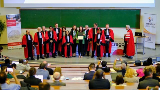 Prix de thèse 🏆 | Félicitations à @FioreCamille, docteure en #sciencesdegestion depuis mars 2022 à l'#IMPGT, récompensée à deux reprises pour sa thèse: par <a href="/AIRMAP_/">AIRMAP Management Public</a> et <a href="/ActuFNEGE/">FNEGE</a>.