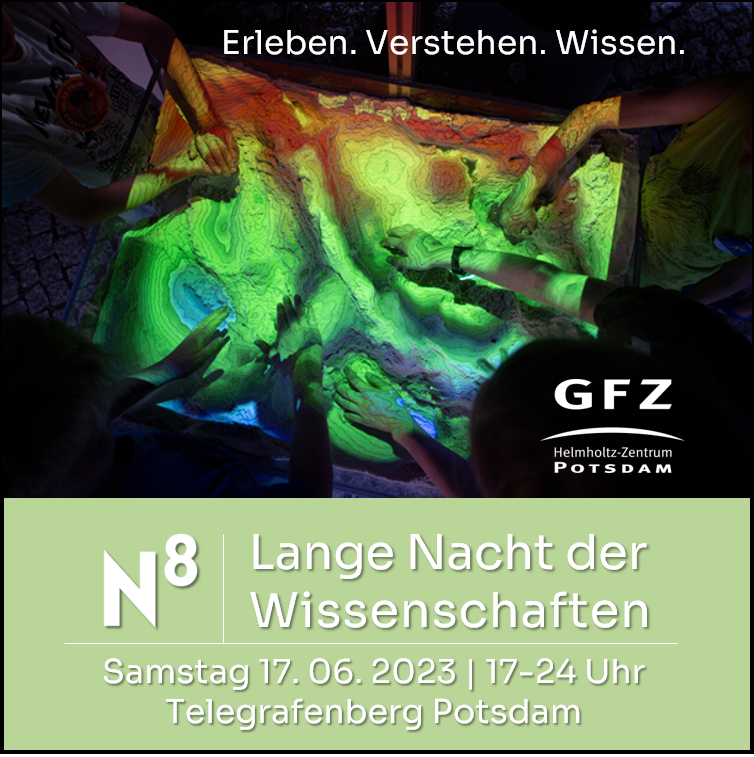 GFZ_Potsdam's tweet photo. Besichtigen, Fragen, Diskutieren, Mitmachen:
#Kommt zur LangenN8 #LNDW auf den #Telegrafenberg #Potsdam!
Entdeckt die Geheimnisse von Erde & Klima und wie wir sie lüften
Tolle Infostände & Experimente
Kinder: Sichert Euch das Forschungsdiplom!
Programm👉https://t.co/xie77c7tlS https://t.co/vE3BmmwP8H