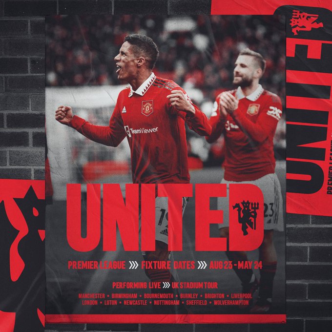 Премьер-лига опубликовала расписание матчей чемпионата Англии сезона 2023-2024: manutd.ru/news/27016/

В первом туре АПЛ, который состоится c 11 по 14 августа, "Манчестер Юнайтед" примет на "Олд Траффорд" "Вулверхэмптон".