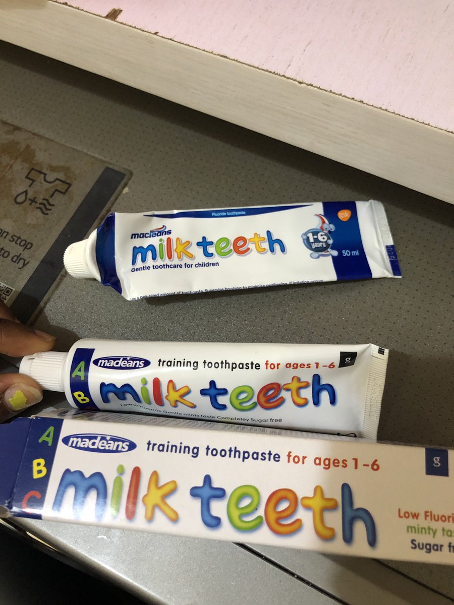 Imagine buying toothpaste from a trusted store only to find out it’s imitation. Baby toothpaste that they ingest for goodness sake!
I didn’t even notice the difference, but I always taste anything I give my kids and that’s when I knew something was off.