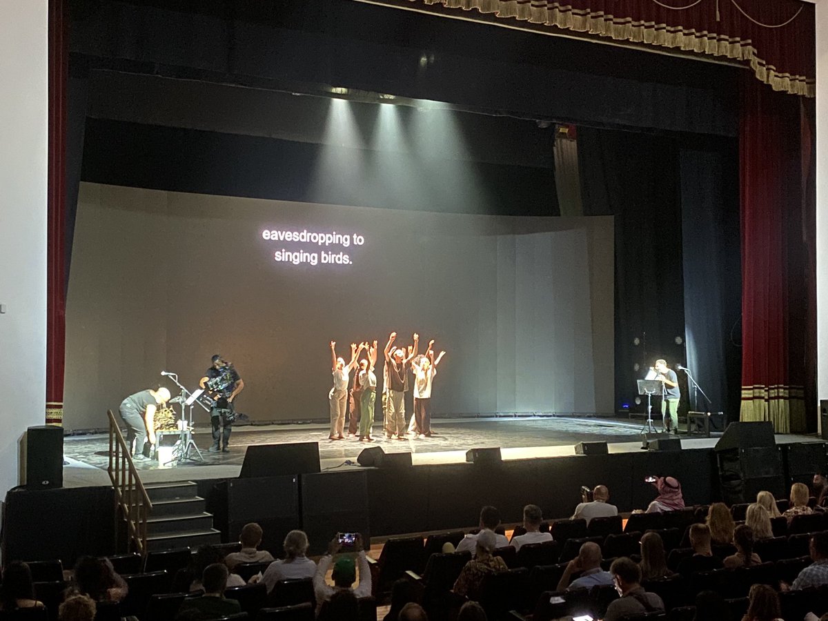 Great shows and introductions at the #ecsite2023 loved the show by Teatru Malta and my friend Claire Tonna who sang so beautifully. Great reflection on #malta environmental reflection. #scicomm #theatre