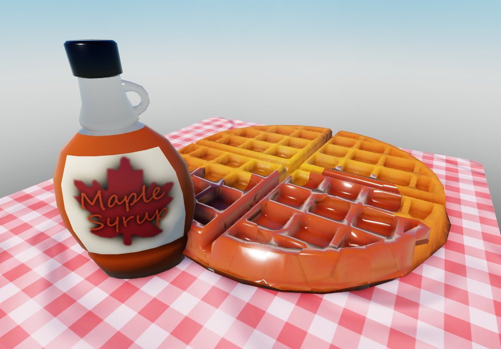 Everyone asked for syrup so here you go!🤷‍♂️#EatAHugeWaffle mini update:

- 🍁Maple syrup item (soak pieces to get more Bitecoins)
- 🧇Syrup waffle (small chance to spawn)

Play: roblox.com/games/12347771…
#Roblox #RobloxDev