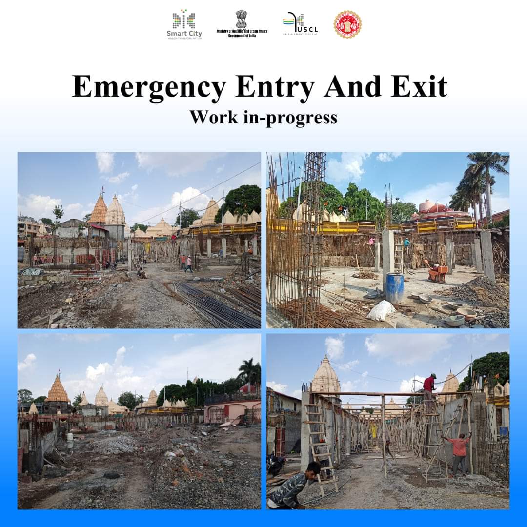 UjjainSmartCity's tweet photo. Emergency Entry And Exit
Work in-progress #MoHUA #ujjain #USCL #umc #SmartCitiesMission #uda #uadd #Ujjainsmartcity #MRIDA #kunalkumarpmc #SmartCitiesIndia https://t.co/ubfZ6XsaEa