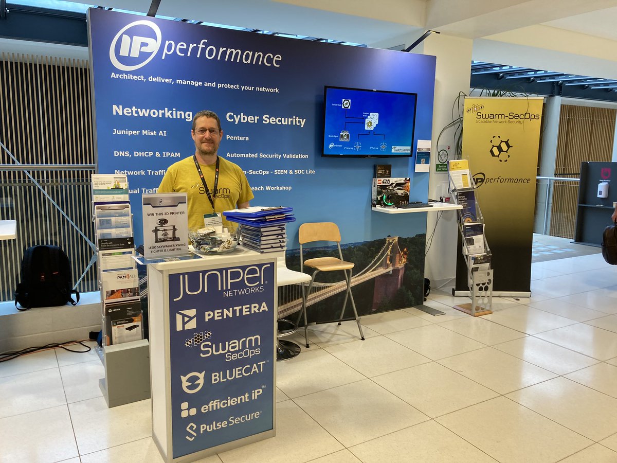 All set up and ready for day two of Networkshop 2023 #NWS2023