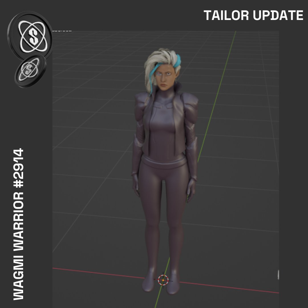 Next update from our Tailor (3D Designer) Community regarding the @WagmiGameCo warrior for @Spatial_io  👀

Our Designers figure out the colors with AI so that our 3D community is boosting up their turnaround times 🔥

Let's find out how that'll turn out throughout the day 🛠