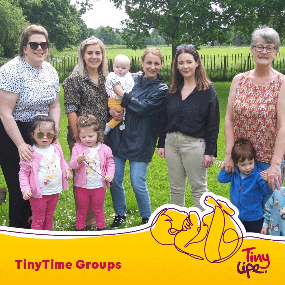 TinyLifeCharity's tweet photo. ☀️We are loving this amazing weather 😎
One of our TinyTime groups loaded up with sun cream and enjoyed a walk in the sun around Row Valley Country Park 🥰
The little ones loved playing and exploring, while the parents got time to chill, chat and relax 🙌🏻
#TinyLife #TinyTime https://t.co/N8TmFV3CCe