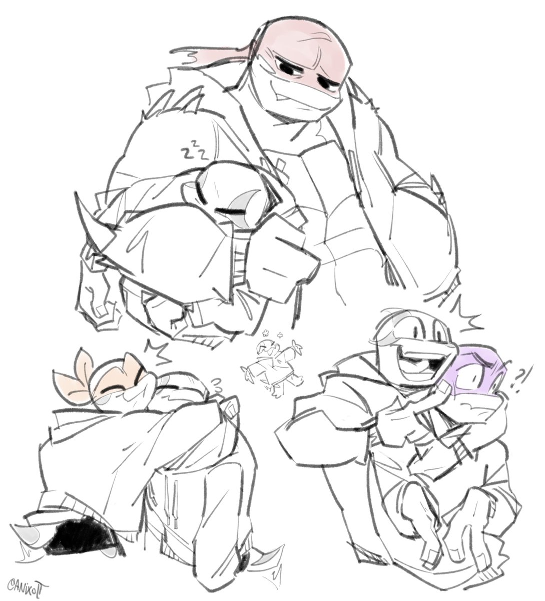 Anixolt's tweet photo. hugs #rottmnt #RiseoftheTMNT #SaveRiseoftheTMNT #saverottmnt #tmnt https://t.co/Umg4RgfoFx