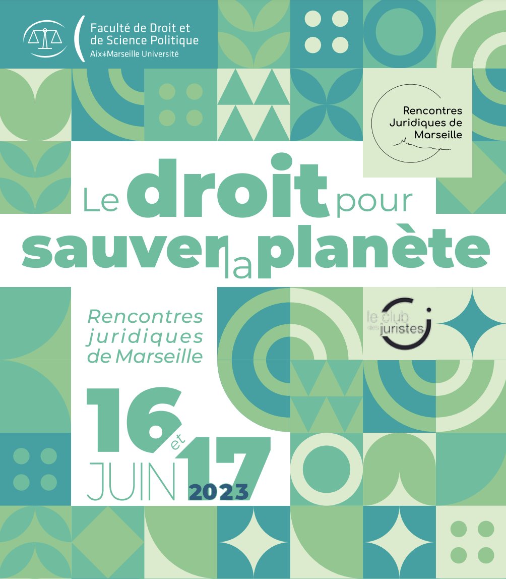 J-1📢| Les Rencontres juridiques de #Marseille des 16 & 17 Juin 2023, c'est demain ! Le thème : Le #droit pour sauver la #planete 🌍 Le lieu : Théâtre des Bernardines @marseille 📍 Une rencontre entre les acteurs du droit et la recherche, avec @univamu et @clubdesjuristes