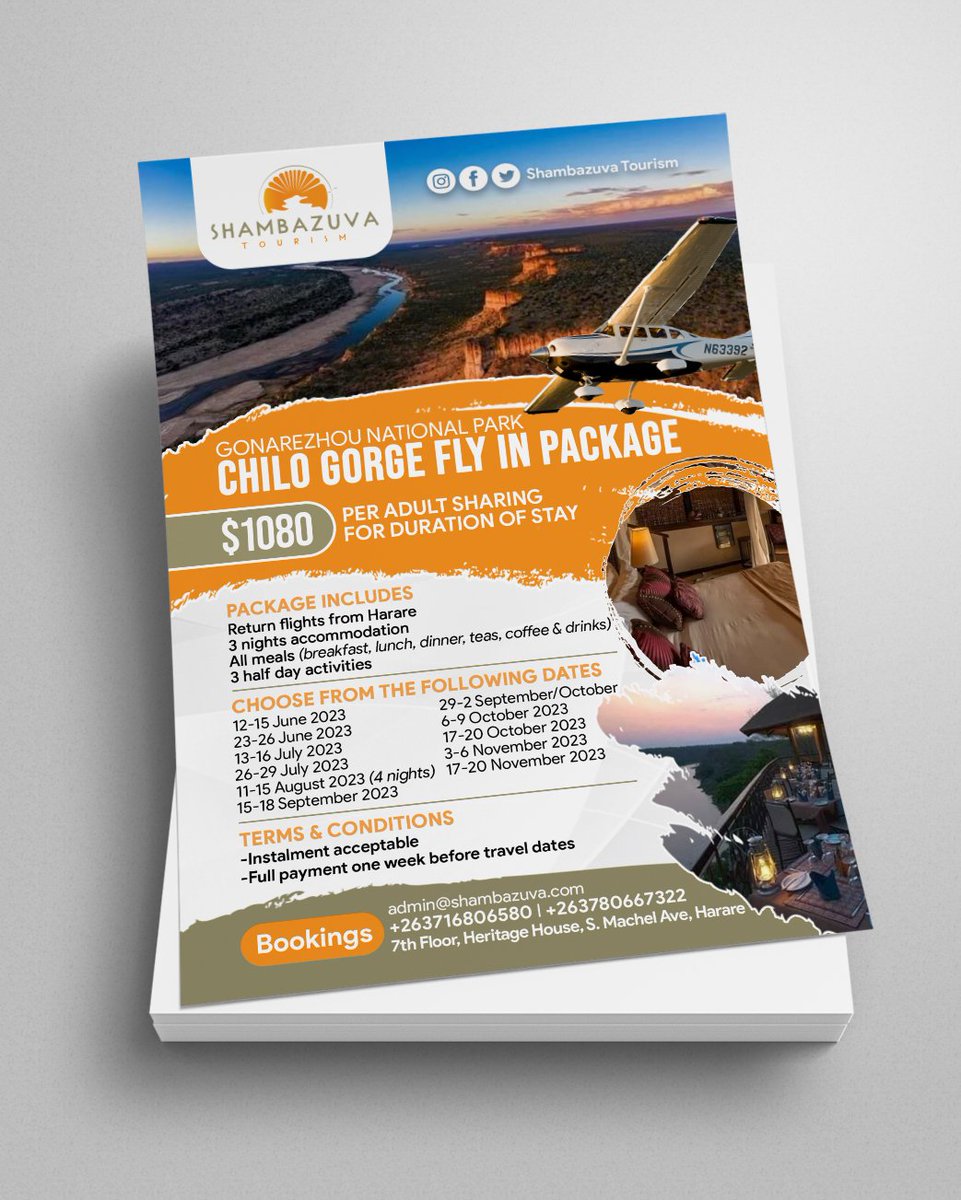 hi_designs263's tweet photo. Are you a travel & tourism fan ? Look up @Shambazuva for these and more.
#graphicdesign #branding #socialmediamarketing #contentcreator #logo #logodesigner #logoinspiration #flyerdigital #flyer #flyerdesign #companyprofile #brochure #branddevelopment https://t.co/O95cbxIkOS