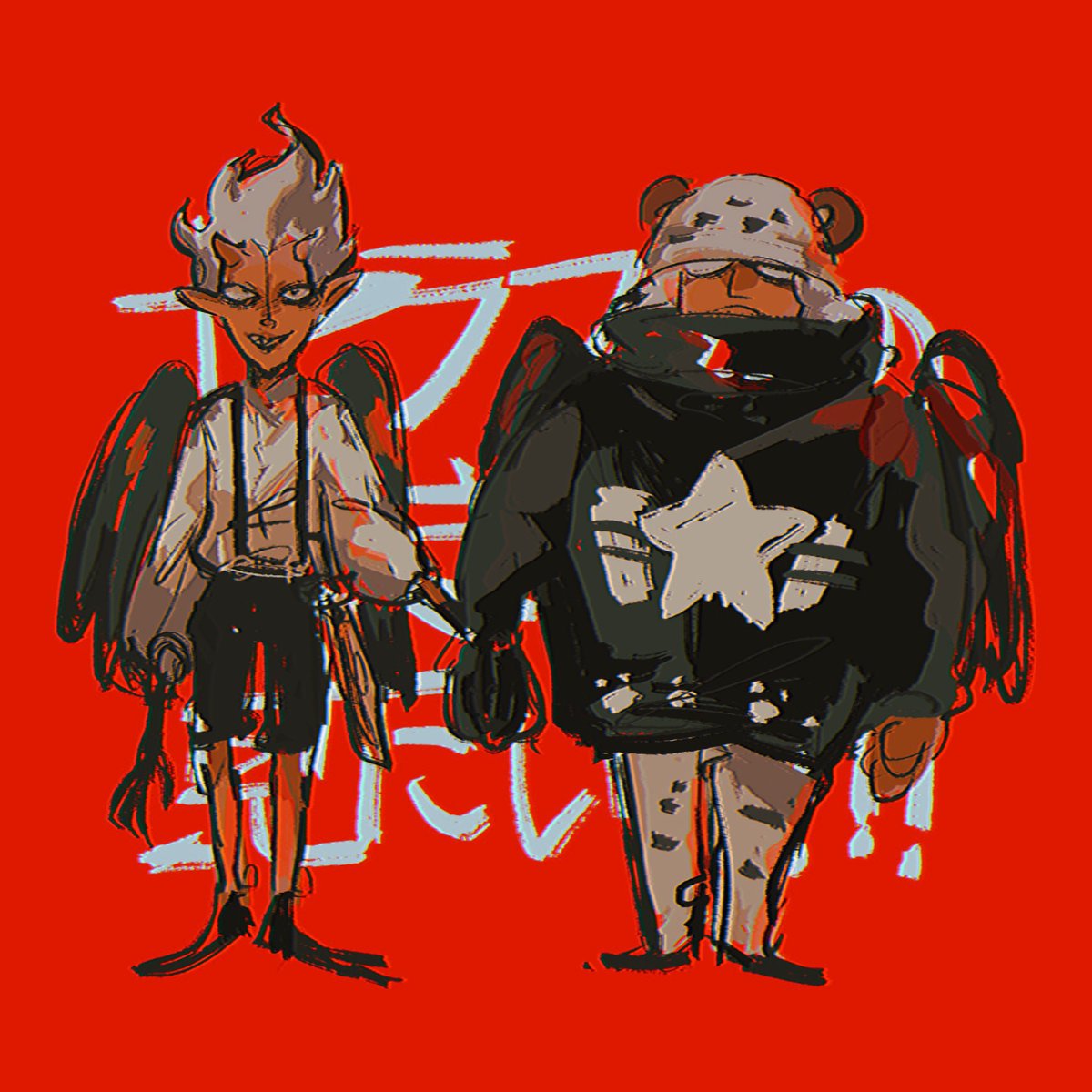 セラフィム全員集合嬉しすぎるので過去に描いたモリアさまセラフィムをあげ...