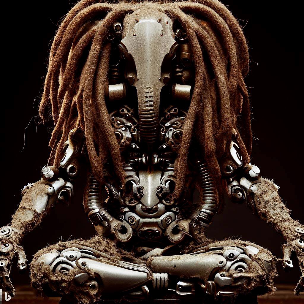 369daedalus's tweet photo. Biomechanics: Ganesha x6
#AI #AIart #AIArtwork #dalle2 #bingimagecreator #aiartcommunity #Giger #biomechanic #robot https://t.co/U96WPq59mw