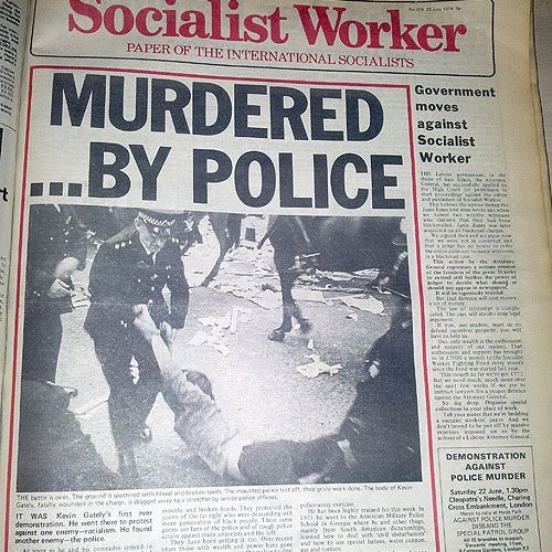 radicaldaily's tweet photo. Jun 15 1975 - Anti-fascist Kevin Gately killed during a protest against the National Front in Red Lion Sq, London, UK. https://t.co/odI8w347Q3 https://t.co/ghCKhjwPXG