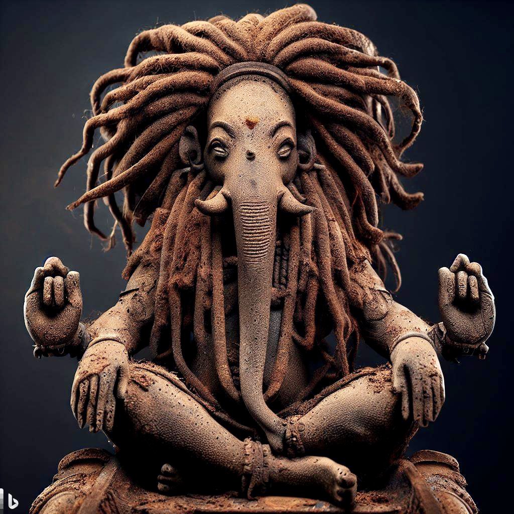 369daedalus's tweet photo. Biomechanics: Ganesha x8
#AI #AIart #AIArtwork #dalle2 #bingimagecreator #aiartcommunity #Giger #biomechanic #robot https://t.co/OWusKhEyTz