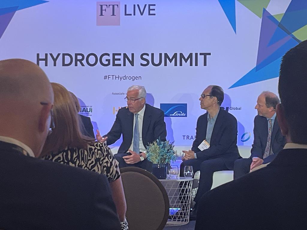 Boeiende paneldiscussie over geopolitiek en waterstof op de FT Hydrogen Summit in Londen. #fthydrogen