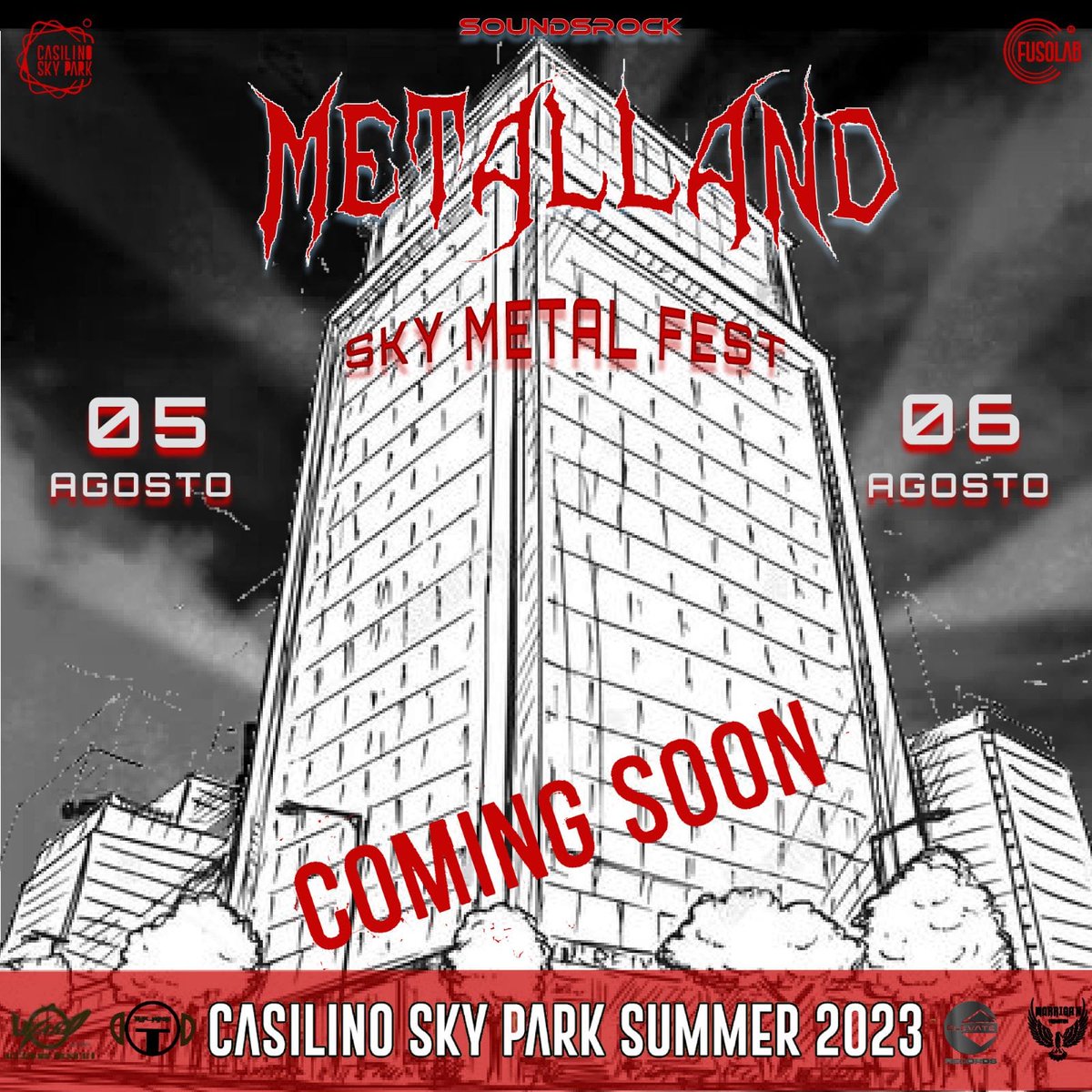 Metallandevent's tweet photo. 🤘***STIAMO TORNANDO***🤘
#Metalland #weareback #LiveMusic #Metalland #soundsrockagency #CasilinoSkyPark #TempiDispari #Metal #HeavyMetal https://t.co/5J4QvFashx