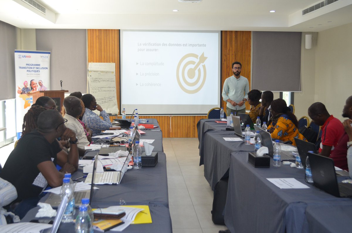 ndicotedivoire's tweet photo. Elections locales 2023 : La société civile se prépare
Du 7 au 12 juin, une trentaine de membres du Consortium de la Société Civile pour les Élections 🇨🇮 a entamé sa formation à l’observation systématique des élections (PVT), avec l’appui du @NDI
📰https://t.co/CVmGZD7vdz
#CivPaix https://t.co/JQc1hyacbg