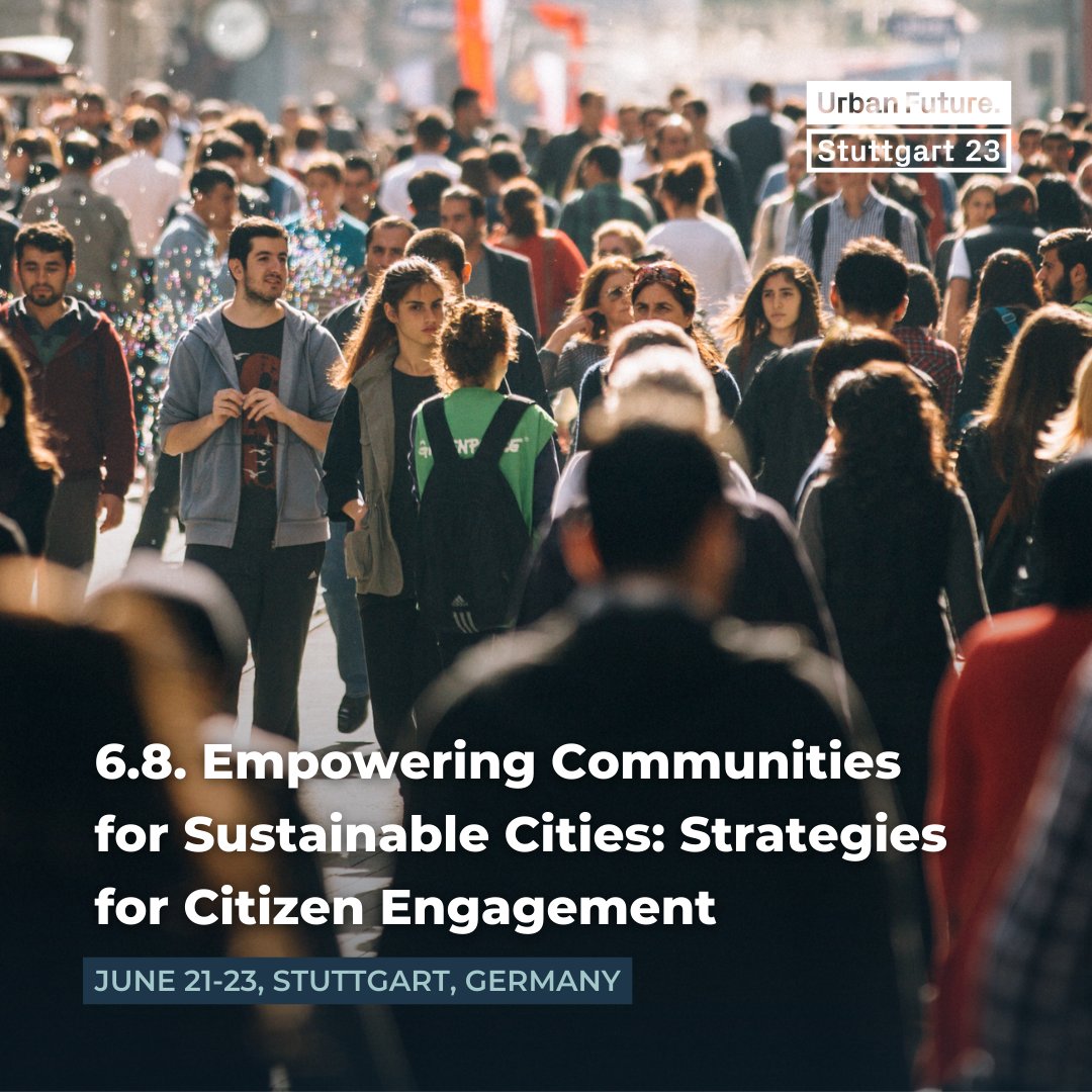 Delve into #innovative approaches that enable cities to involve their residents in the journey towards #sustainability. Join our experts at #UF23 as they explore strategies, best practices, & lessons learned

Thanks for leading: @GreenTallinn23 @GreenLahti2021 @EUGreenCapital