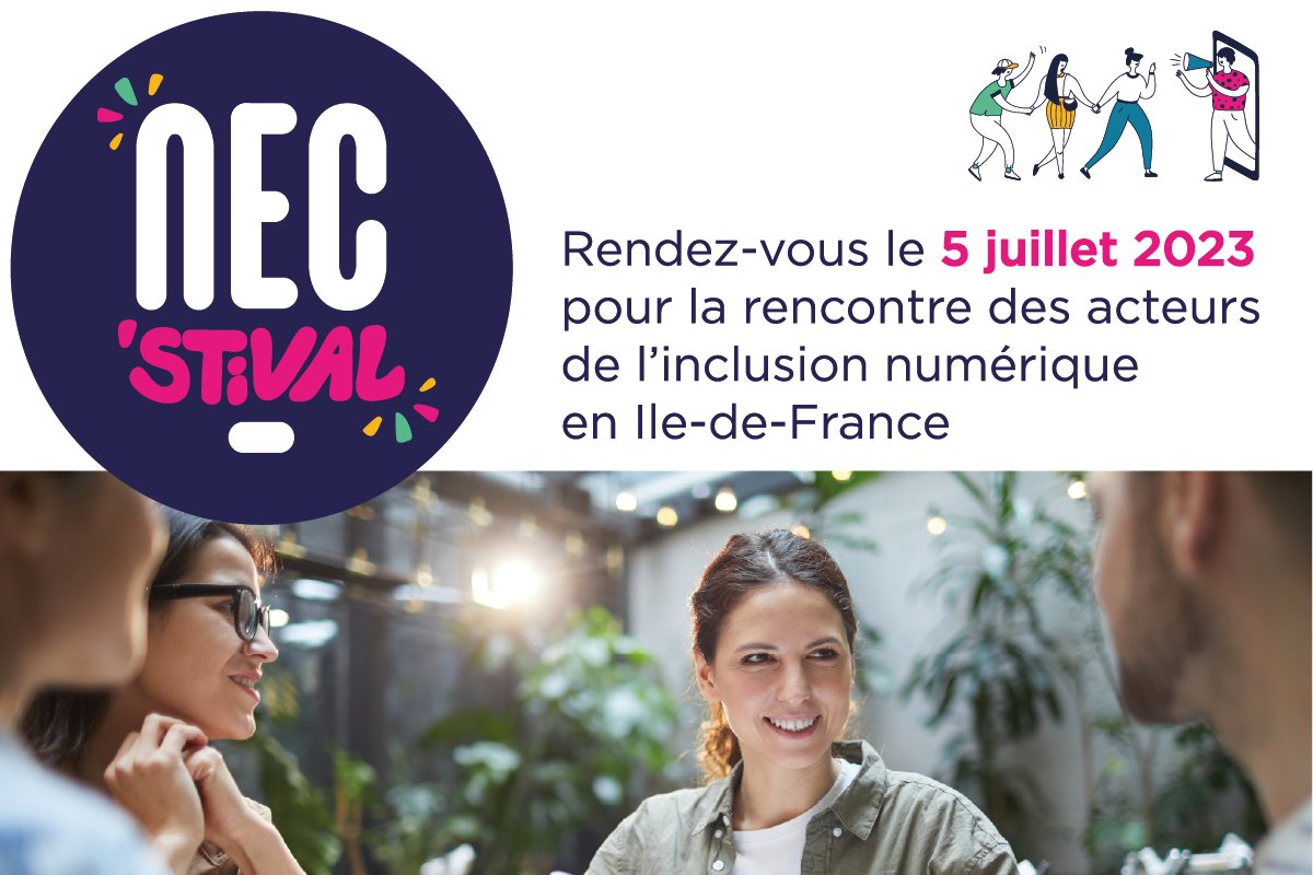 Vous êtes animés par la volonté de construire un numérique ouvert, inclusif et accessible à tous ?
➡️ Rendez-vous le 5 juillet dans un jardin pour parler numérique en se passant d’écrans !
francilin.fr/necstival/
