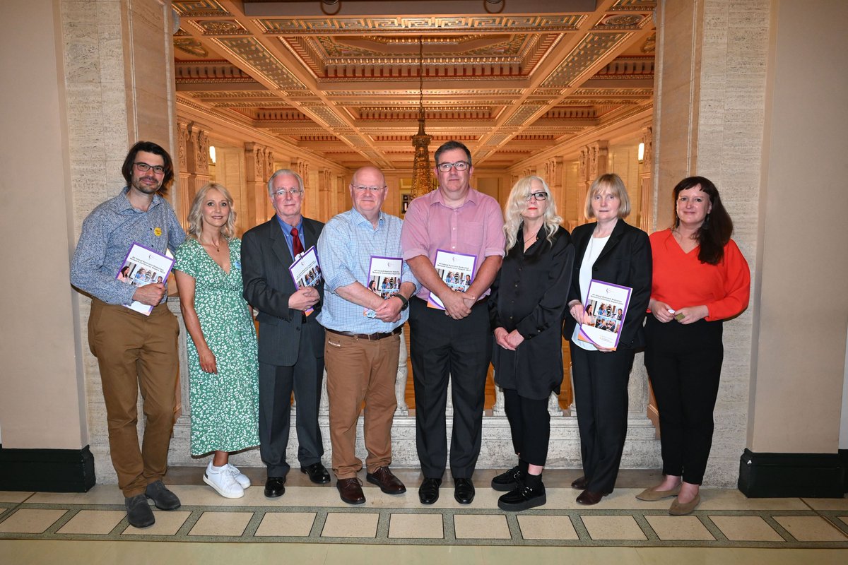 InclusionIre's tweet photo. We were proud to be a part of the Launch of the All-Island Restraint Reduction Network Conference Report in Stormont @niassembly  with our AIRRN colleagues on Tuesday 13th of June.

The All-Island Restraint Reduction Network is a core group of individuals and organisations who have come together, to address the issue of restrictive practices, to widen their reach and to have greater influence on policy makers on the whole island.

Our advocacy work on this human rights issue will continue.

You can read the report on our website here: https://t.co/Qab5Xa2i2X