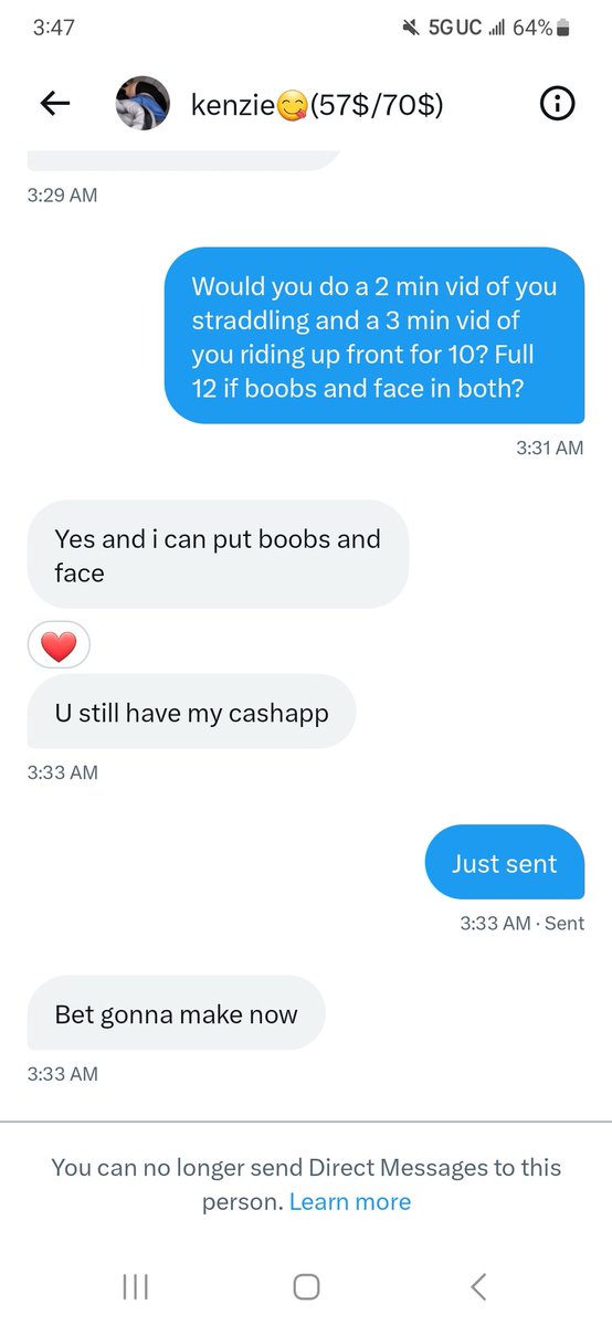 potato17ninja's tweet photo. @iloveebbc7 is a great scammer... buy and get blocked is a great combo https://t.co/eDvID3We03