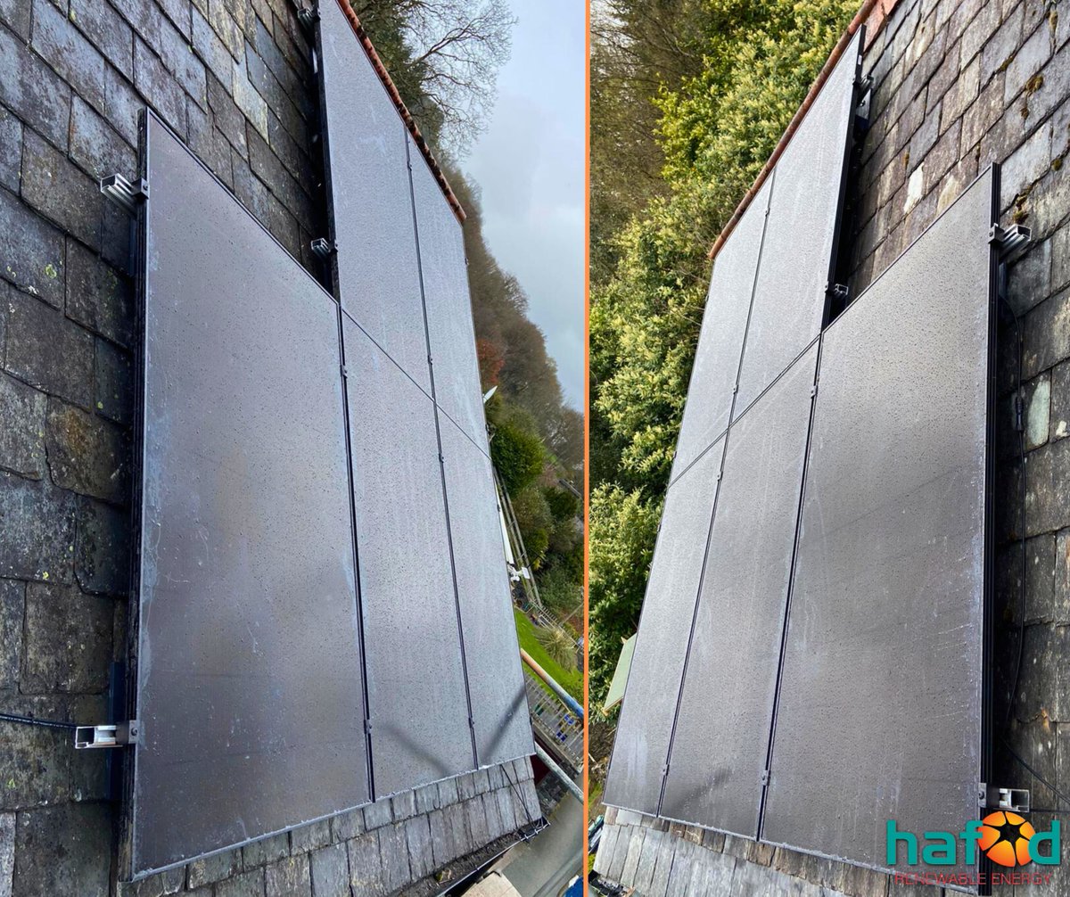 #ThrowbackThursday - April installation in Conwy of a 4.15kW Solar PV system. 

Our client now enjoys clean electricity with a predicted:
⚡️11.50% ROI 
⚡️ 3623 kWh annual output

#Renewables #RenewableEnergy #ElectricBill #Electricity #SolarPower #SolarPanels #Conwy