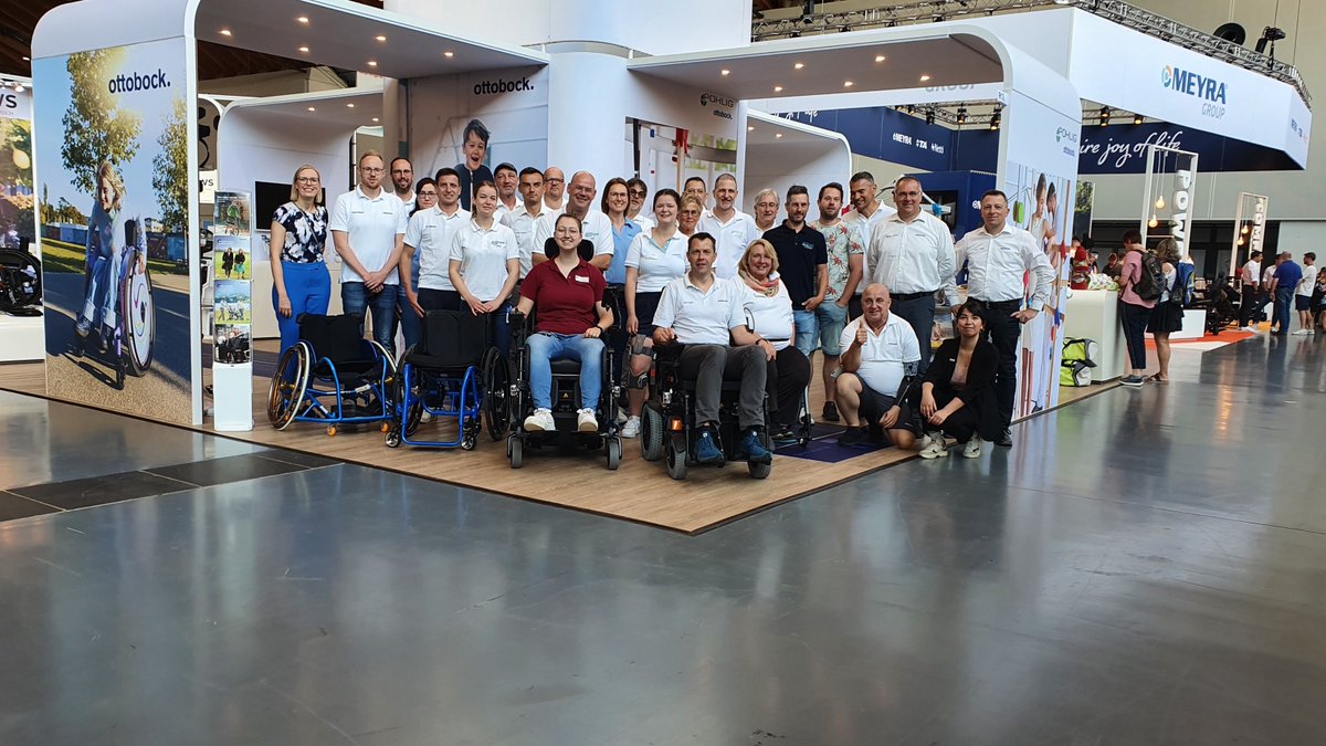 ottobockHQ_de's tweet photo. Start der Rehab in Karlsruhe! Die nächsten drei Tage erwartet die MessebesucherInnen gebündelte Kompetenz rund um Ottobocks #NeuroMobility Lösungen #Rollstühle #Prothesen und Kinderhilfsmittel. @REHABKarlsruhe
#Ottobock #WeEmpowerPeople https://t.co/z9zlB5dz9T