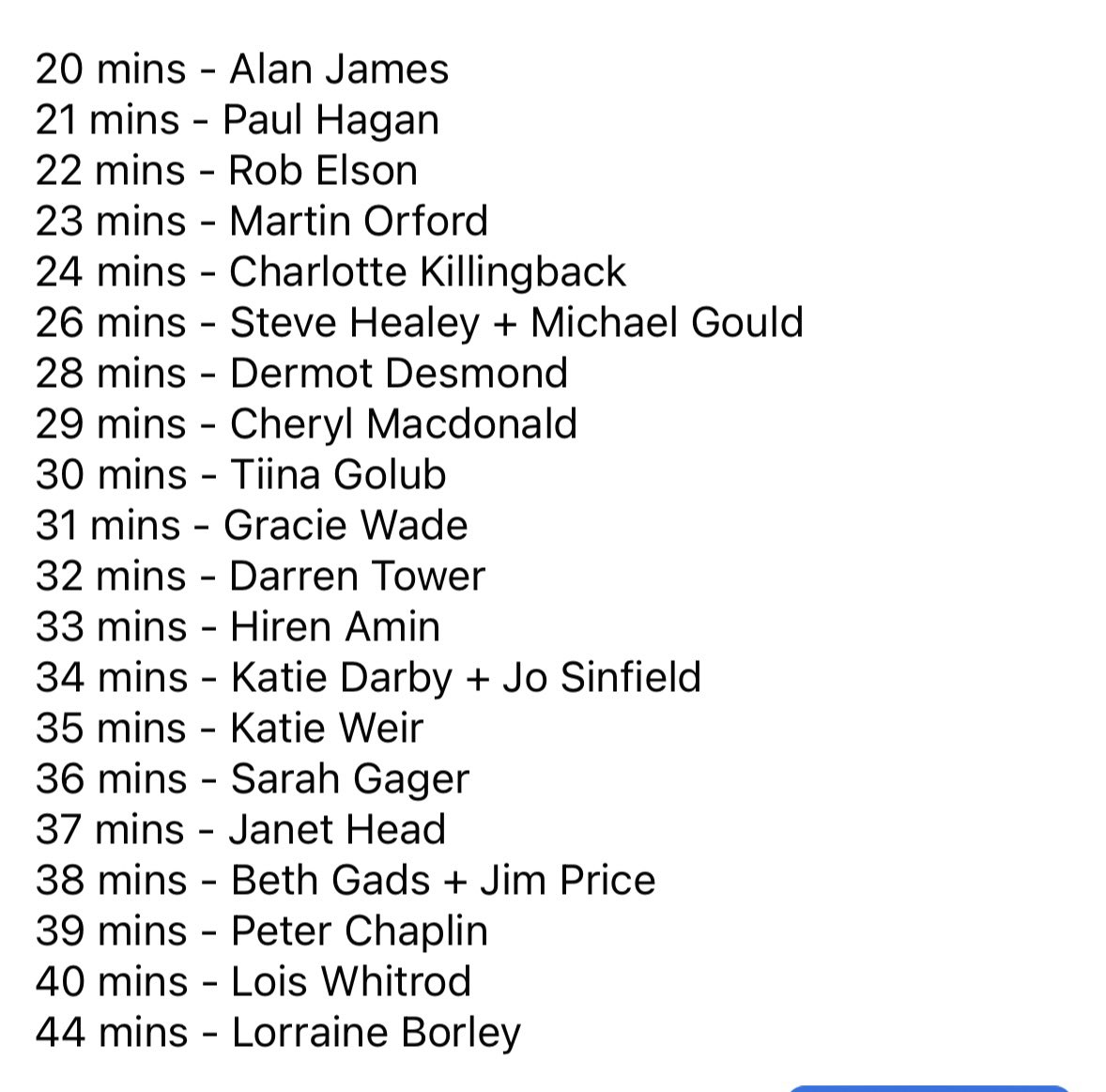 Meet our pacing team for Pacer Day at Basildon parkrun on 17th June. 👋