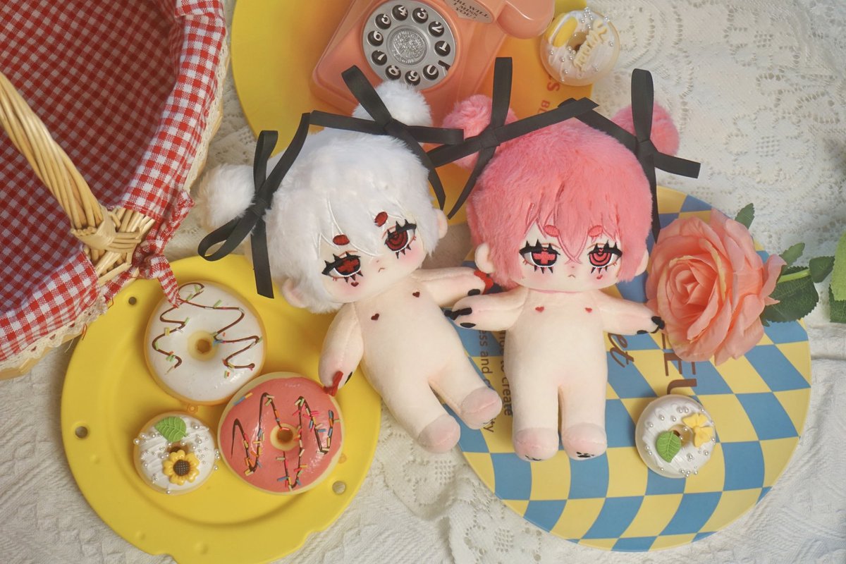 #rt This series presale time:
🕗6.15 20:00~7.20 20:00

🤍FURIO

💗MALLO 

#wakuwa 
#ぬいママさんと繋がりたい 
#自作ぬい 
#20cmdoll 
#無属性ぬい 
#ぬいぐるみ 
#ぬいぐるみの時間 
#WickedSweetsTwins 
#newarrivals