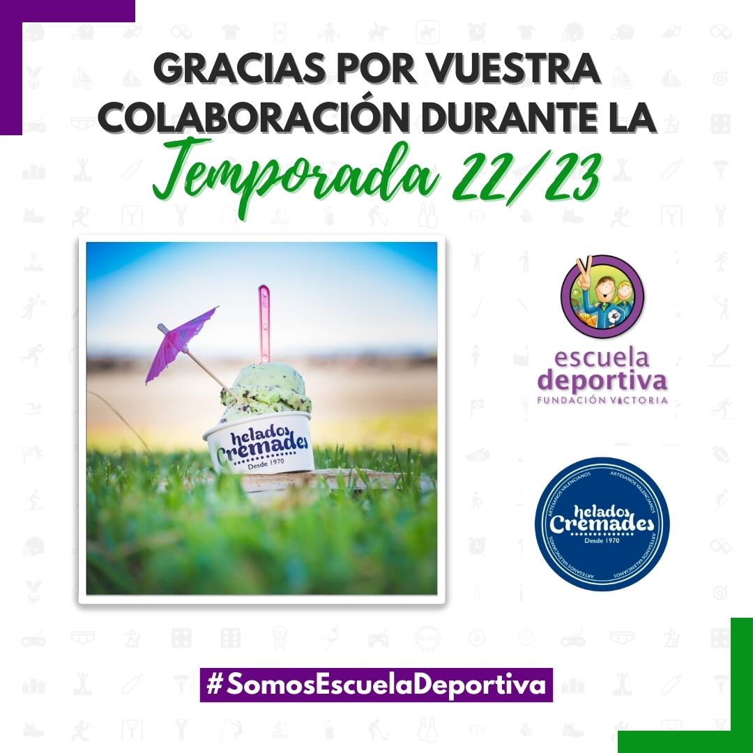 ED_FundacionSMV's tweet photo. 🫱🏻‍🫲🏼 #PATROCINADORES | Llega el verano, y donde mejor que disfrutar de buenos momentos en familia que en @HeladosCremades del barrio de Pedregalejo y el Palo. 

(+⤵️)

#SomosEscuelaDeportiva https://t.co/guwftm4zIa