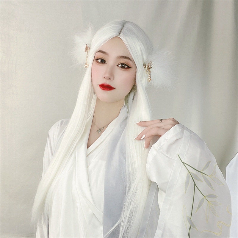 HMWISH1's tweet image. Fairy Hair Wig Set,Chinese Hanfu Long Hair Style, Costume Wig，White hair wig, Anime/Cosplay Character, Elf Wig etsy.me/3qEPMel #wigs #cosplaywig #longwig #anime #elfwig #cosplaycharacter #cosplayhair #cosplayparty #hmwish