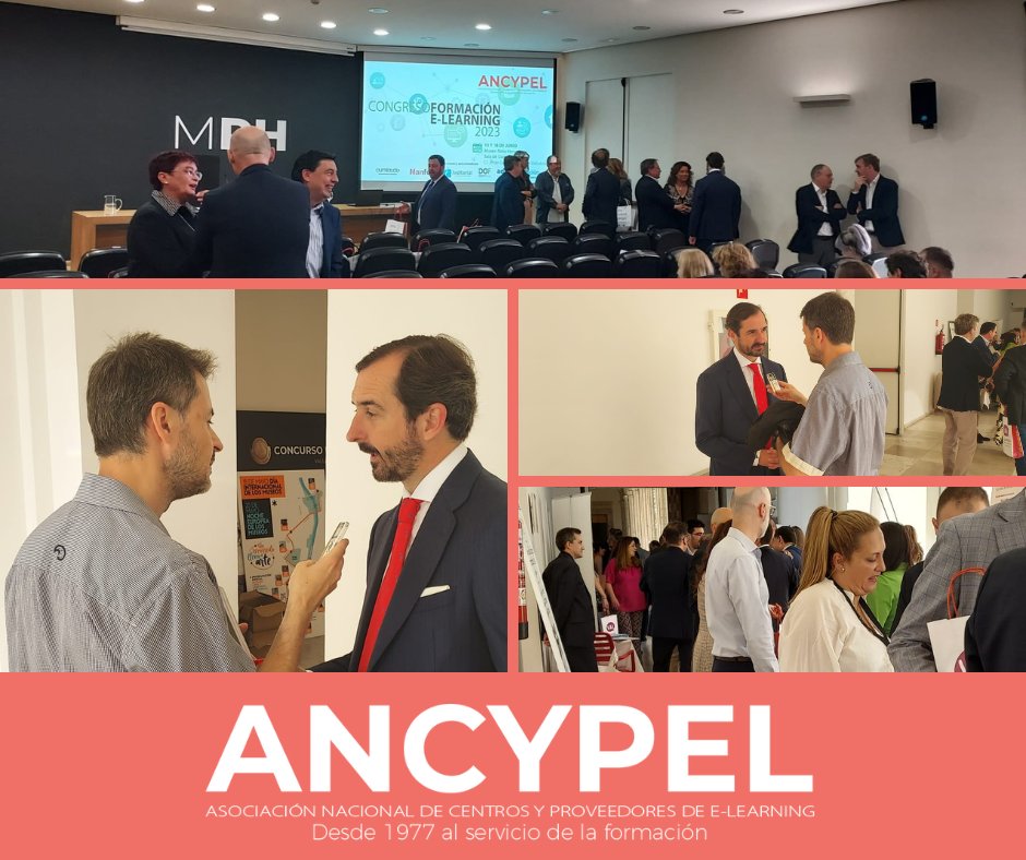 📸 <a href="/arturocef/">Arturo de las Heras García</a> , presidente de ANCYPEL, atiende a los medios de comunicación momentos antes de la inauguración del Congreso Formación E-Learning 2023. 👔, evento reúne expertos en negocios y formación online.
#CongresoElearning2023 #ANCYPEL #FormaciónOnline #Valladolid