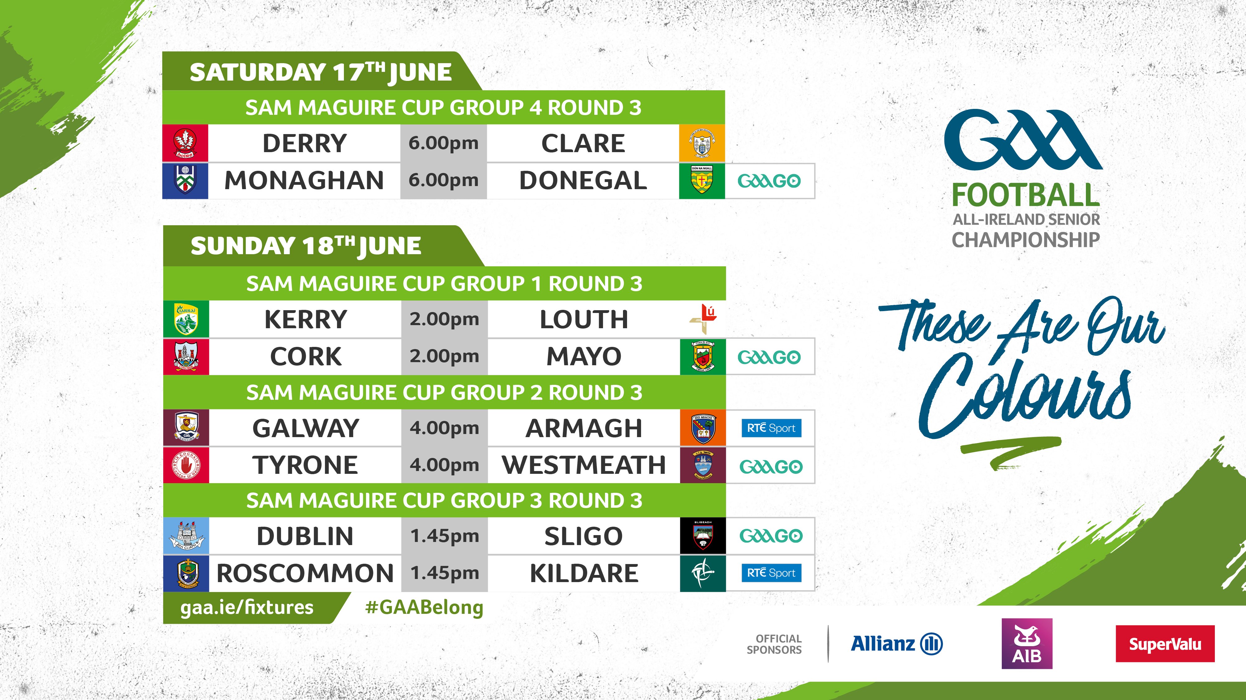 2023 Go-Ahead Dublin Football Championship Fixtures