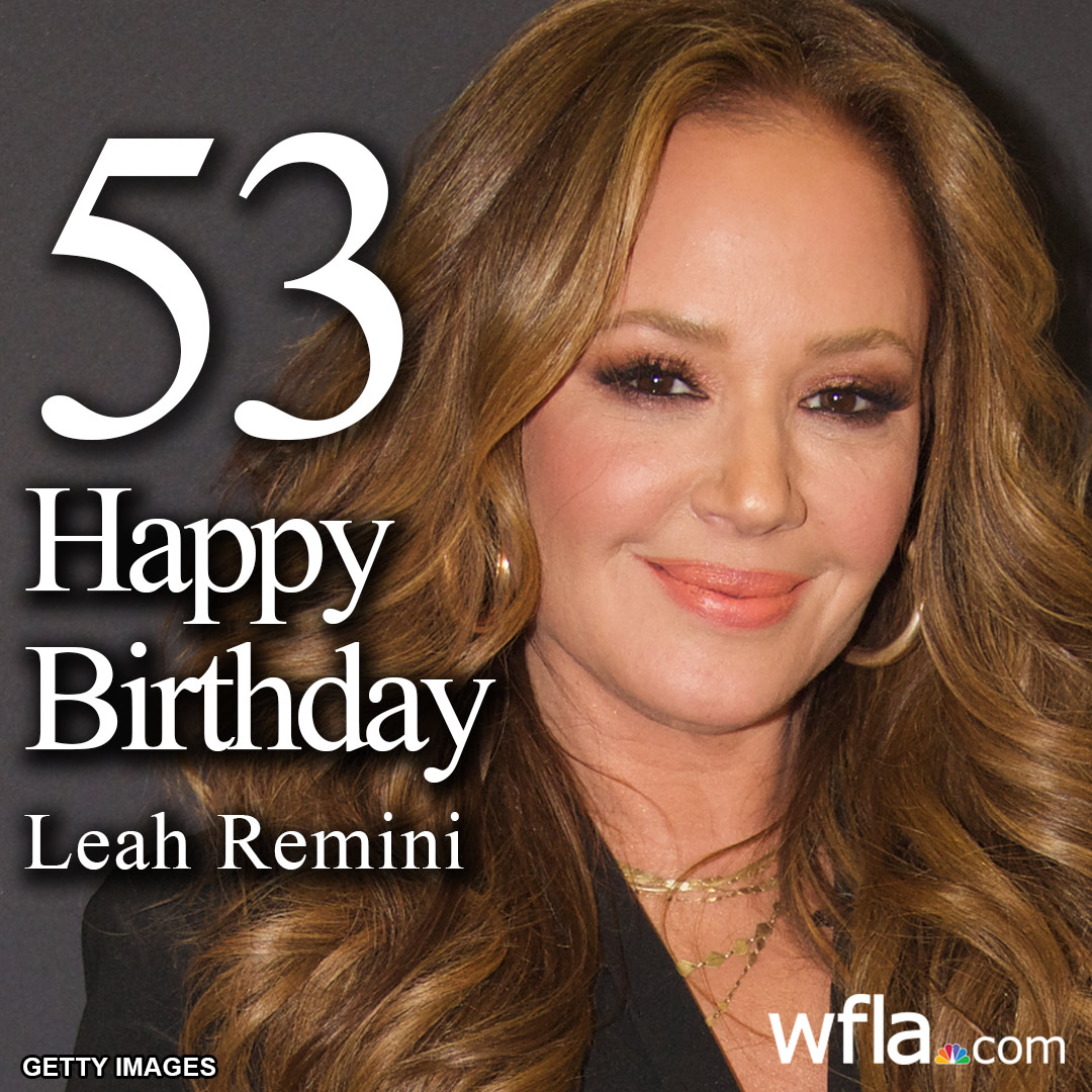 HAPPY BIRTHDAY, LEAH REMINI The Emmy Award-winning actress turns 53 today!  
