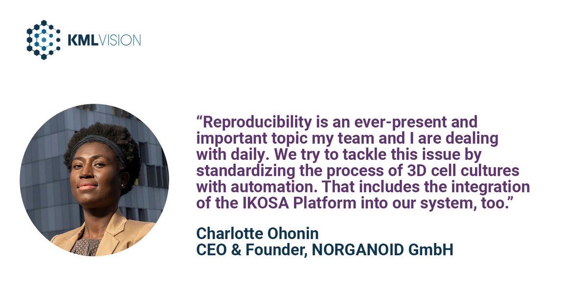 It is inspiring how the IKOSA Platform helps Charlotte Ohonin and her team at @norganoid acquire high-quality reproducible results from their 3D culture image data. rb.gy/vzmht #KMLVision #IKOSA #reproducibility #ReproducibleResearch #3dcellculture #organoids