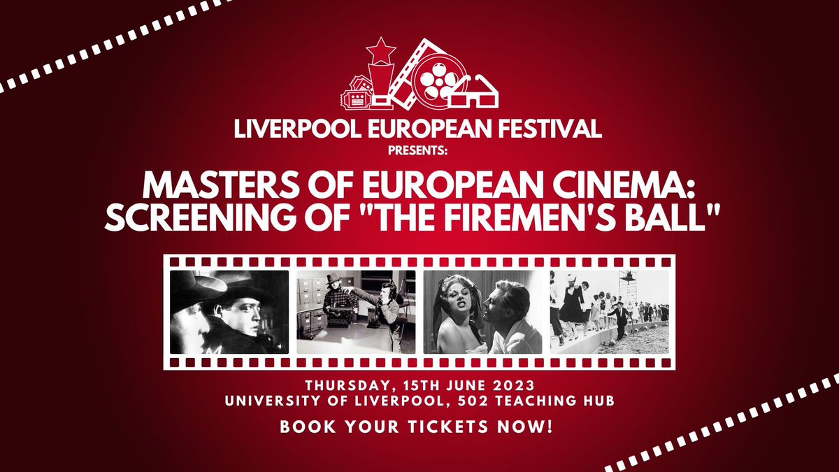 LivEuropeFest's tweet photo. Don't miss out a chance to discover the real magic of classical cinema!
Find out more details about Masters of European Cinema events here:
- 'Firemen's Ball': https://t.co/NRulG6Jm9w
- 'Songs from the Second Floor': https://t.co/fKBrwl846k https://t.co/sOZbsZ3rbK