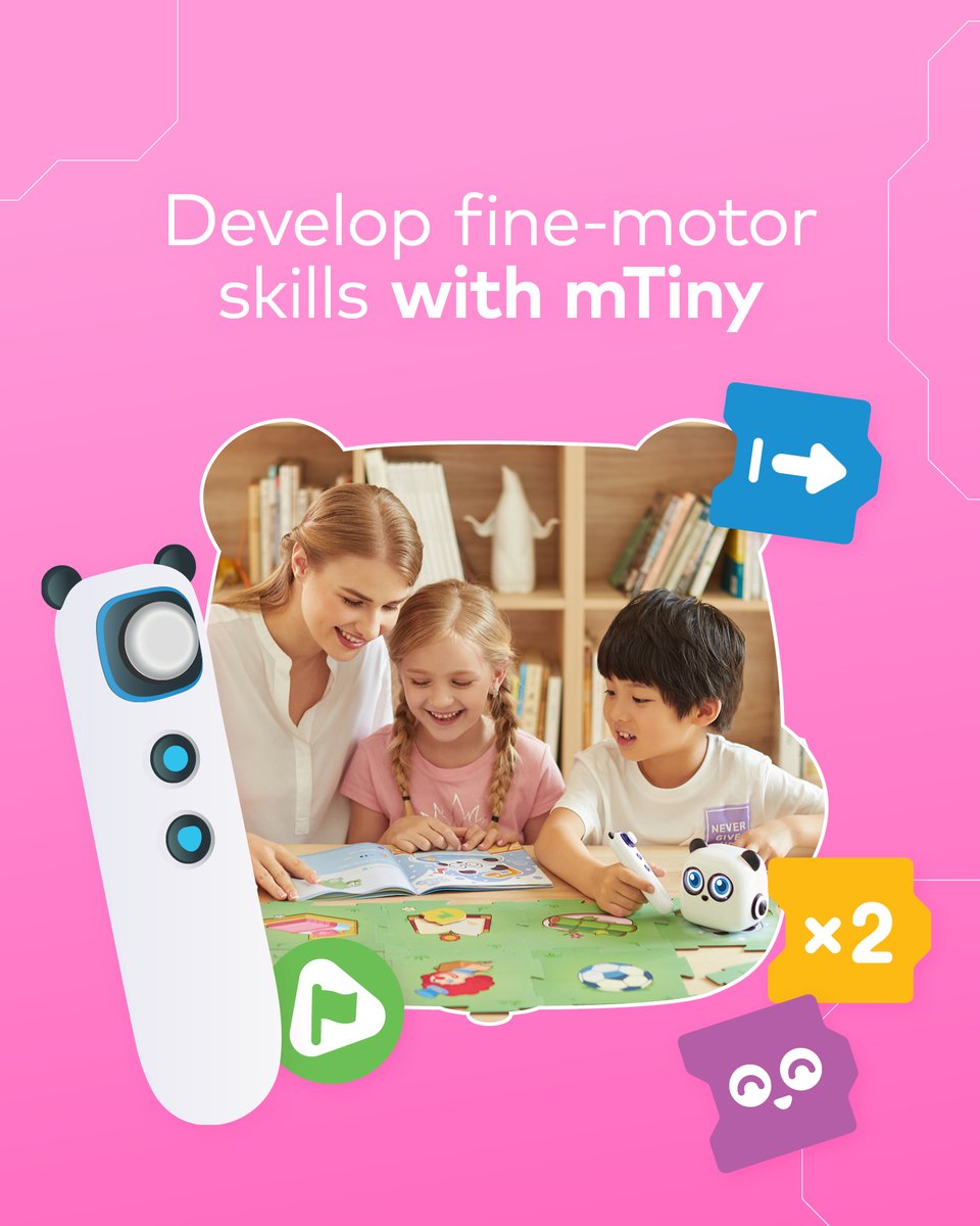 Discover endless learning possibilities with mTiny! This innovative controller fosters exploration, creativity, and spatial perception through interactive games, catering to students of all abilities. Visit our website → 🔗 education.makeblock.com/early-education for more information.