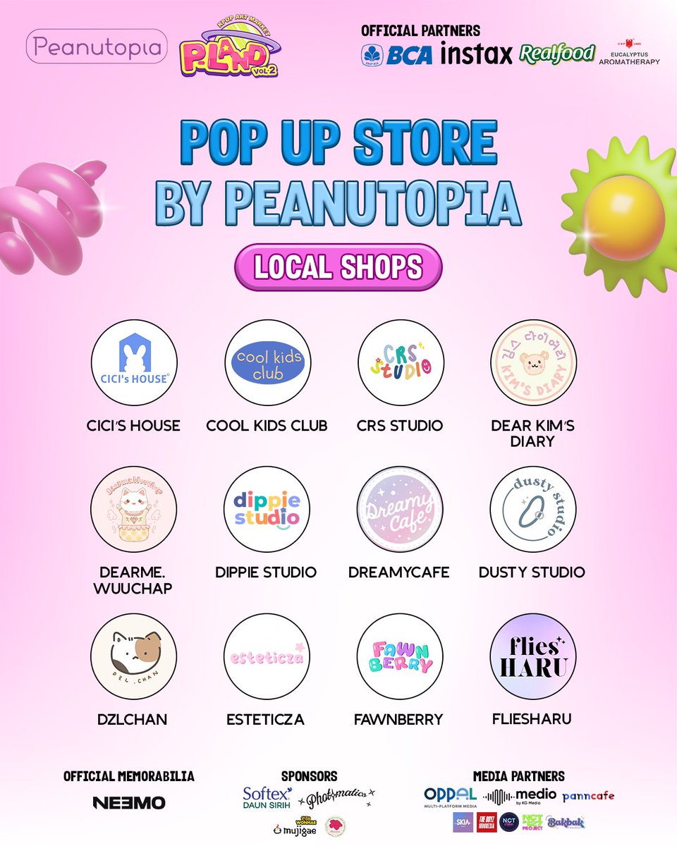 Pop Up Store by Peanutopia is back again at P-LAND Vol.2! Featuring all the shops that you already love, don't forget  to stop by and shop till you drop🛍️

#PLAND #PLANDVol2