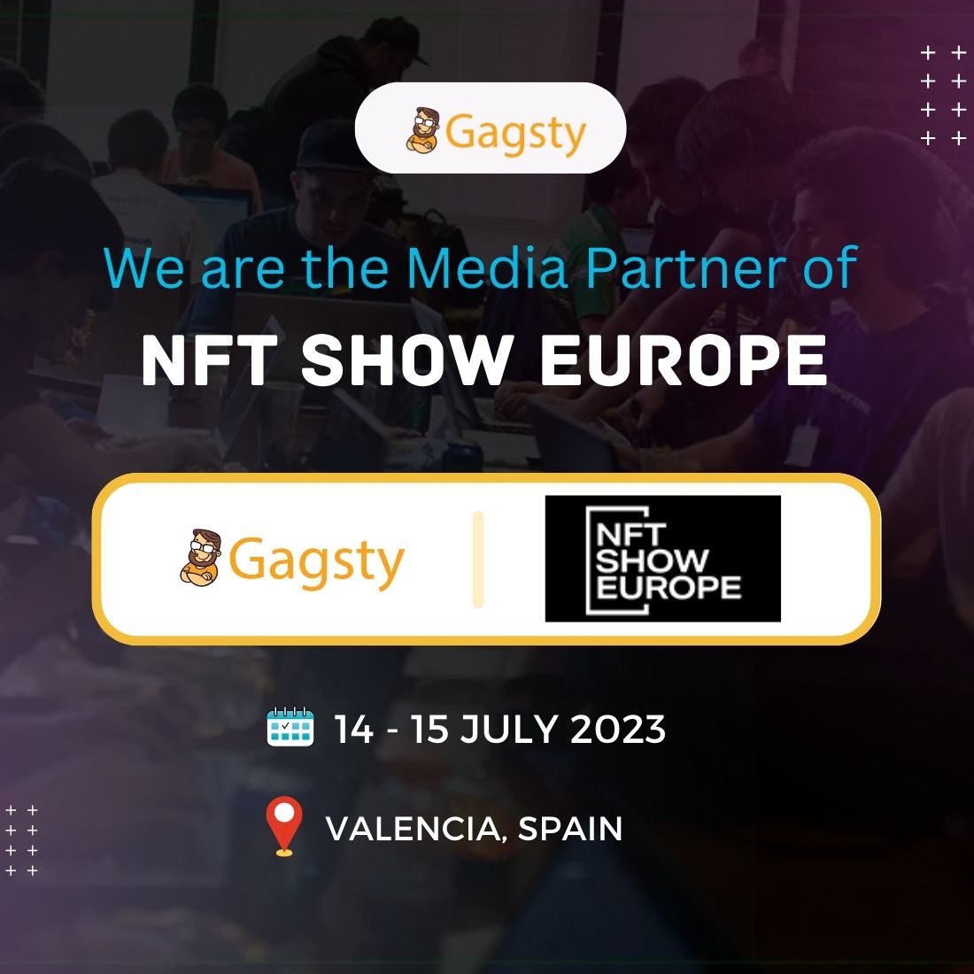 We are delighted to be the Media Partner of NFT Show Europe.

@nftshoweurope

NFT Show Europe is the premier European destination for web3, digital art, blockchain and metaverse experts.
 
Learn more at: gagsty.com/nft-show-europ…

#Gagsty #mediapartner #mediapartnership #NFTSE