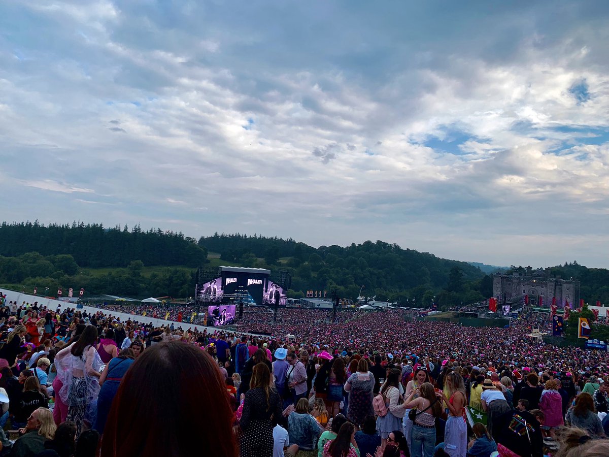still not over the sea of people at slane