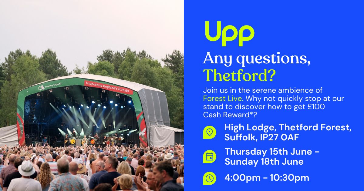 💃 The Upp Events Team is excited to be returning to @fcforestlive again this year! If you happen to be attending the event, and listening to the wonderful music of @AnneMarie, feel free to come over, say hello and have a go at our Upp Buzz Wire game. #getonupp #forestlive