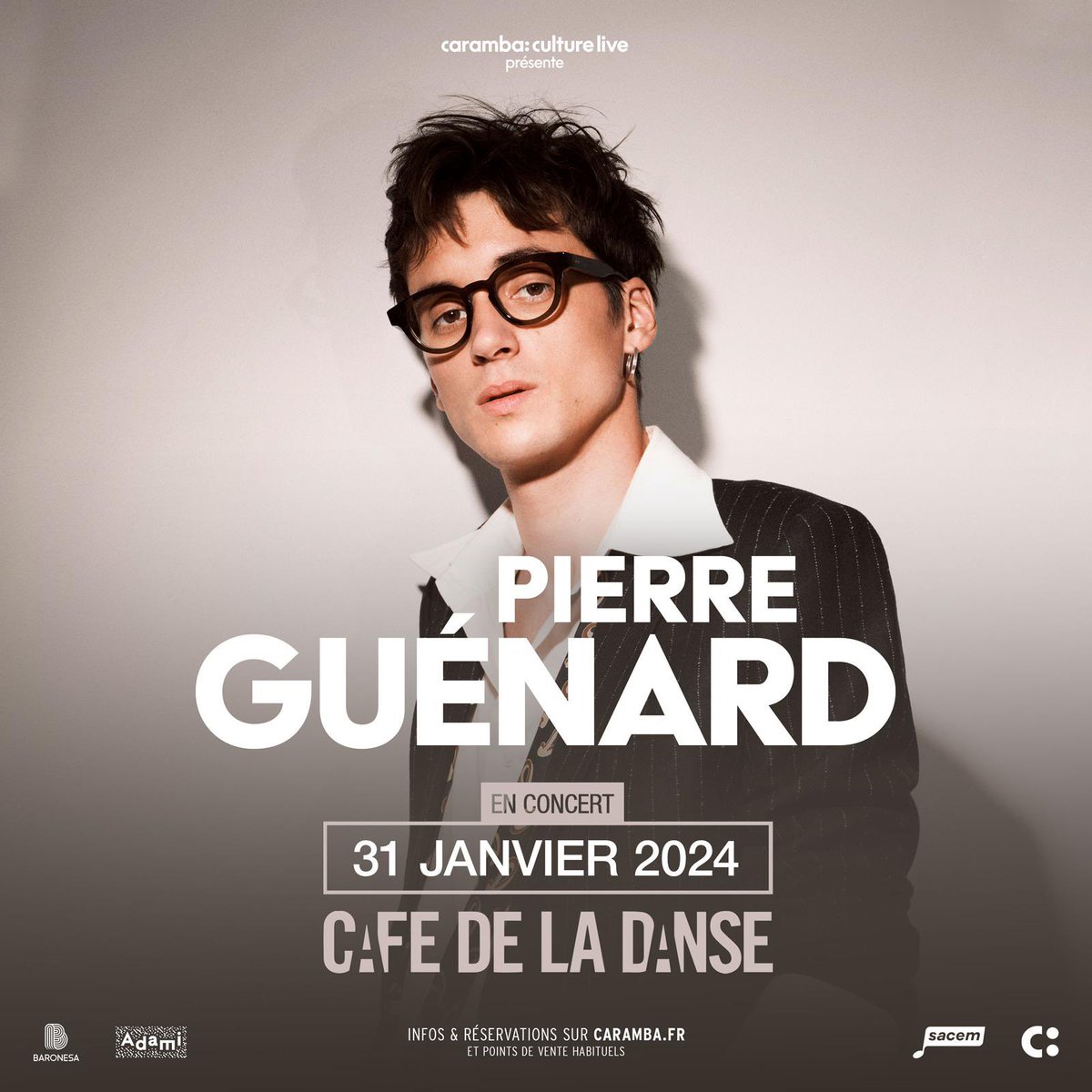 CAFÉ DE LA DANSE x 31.01.24 x tickets juste ici ! 👇
bit.ly/PierreGuenardC…
#concert #cafedeladanse #pierreguenard #live #gig