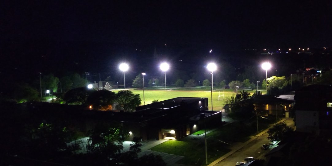 George_Voros's tweet photo. Floodlights on at 4:30 a.m. at HAAA grounds in @cityofhamilton :(
 @ward1wilson @Ward2Hamilton @EnvHamilton @AndreaHorwath 
#lightpollution #HamOnt https://t.co/uFIoYHJ6Uo
