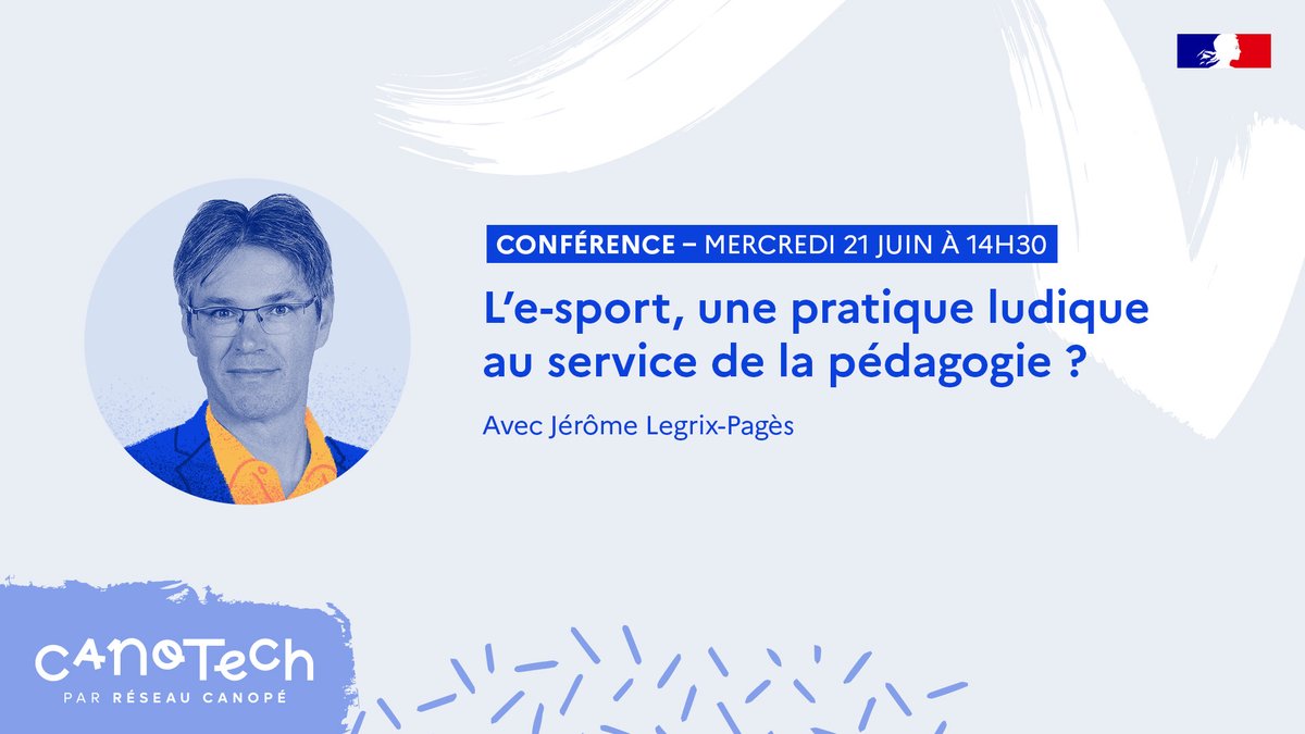 reseau_canope's tweet photo. 🎲 Rendez-vous #ludopédagogie : ne manquez pas notre conférence "L’#esport, une pratique ludique au service de l’apprentissage" le 21 juin, avec @jlegrixpages, directeur du @CemuCaen 
Inscriptions https://t.co/1r3NgvDWoL https://t.co/ZjTyT0lPtn