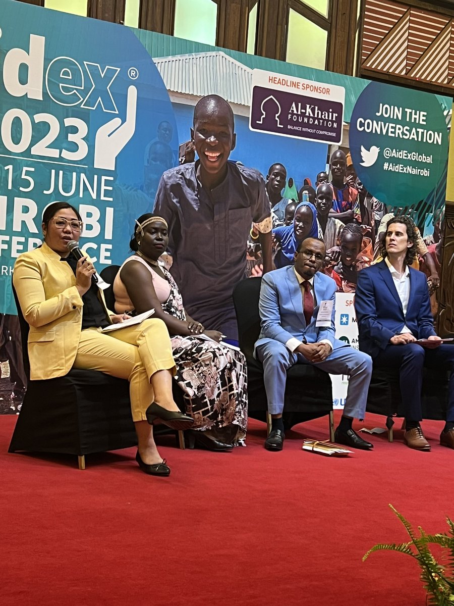 aden_alinur's tweet photo. Day 2 of #Aidex2023 and one of the interesting panels of the #Conference and is #Localization; The power of locally led collaboration! Ali Bashir of @SomaliNexus Director is among the panelist #Effective #Localization .@StartNetwork @NGOConsortium https://t.co/eWxGUSv5zi